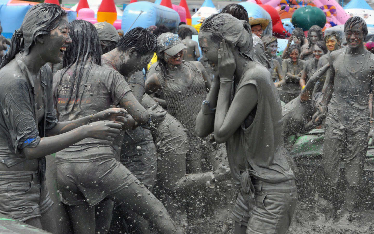 Boryeong Mud Festival, Южная Корея