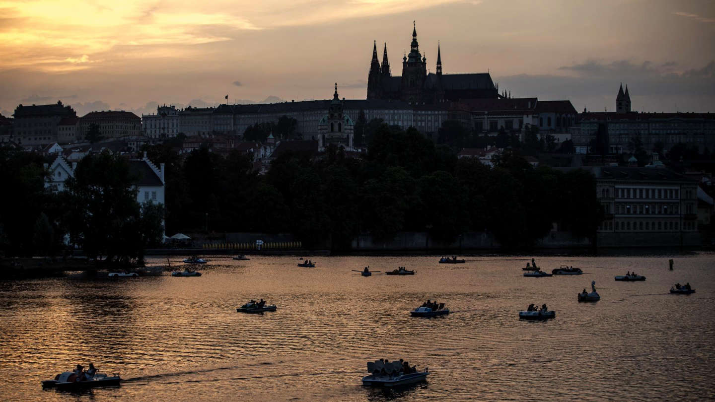 Водный туризм на реке Влтава, Прага, Чехия