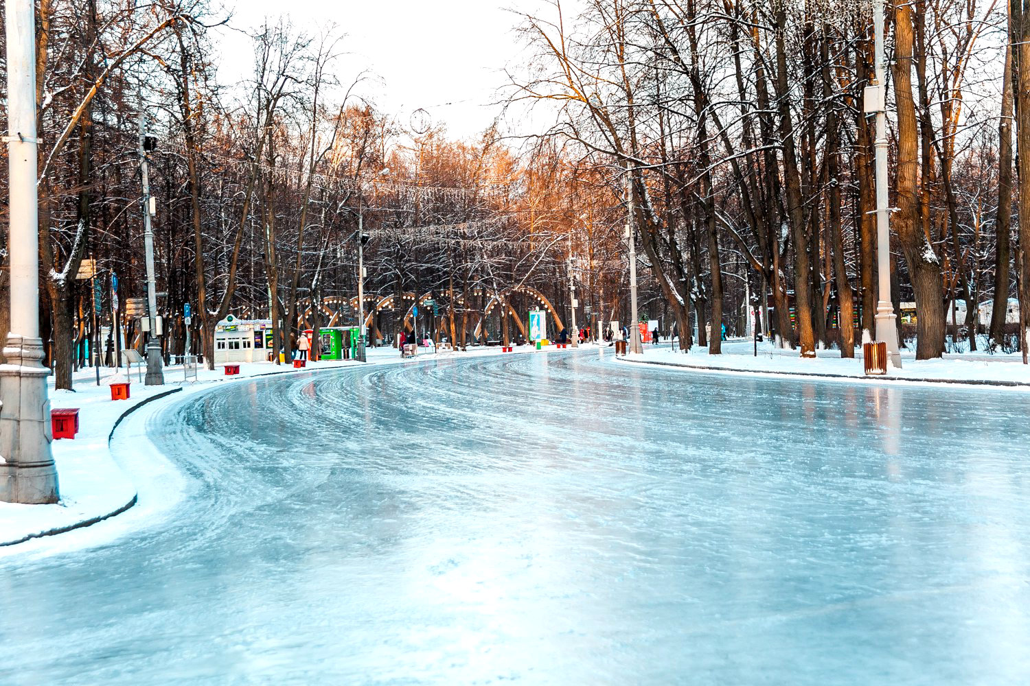 парк сокольники каток лед