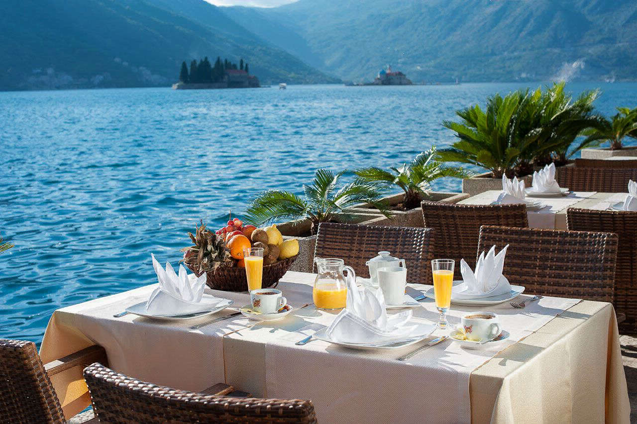 Завтрак в отеле Конте, Черногория