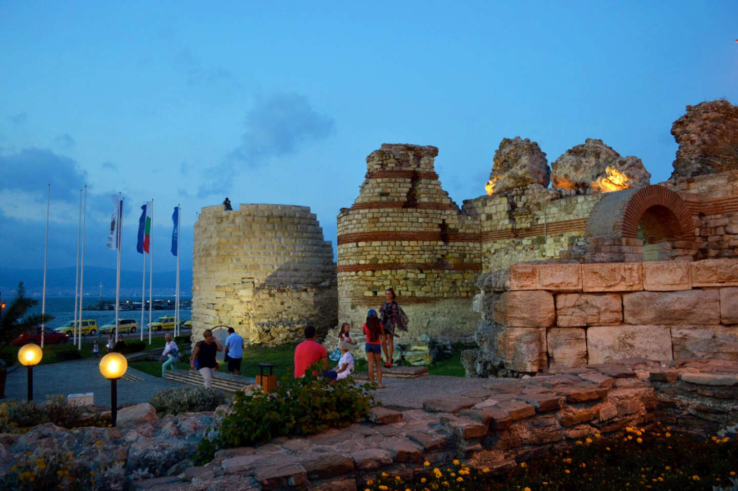 Останки античной крепости, Несебр