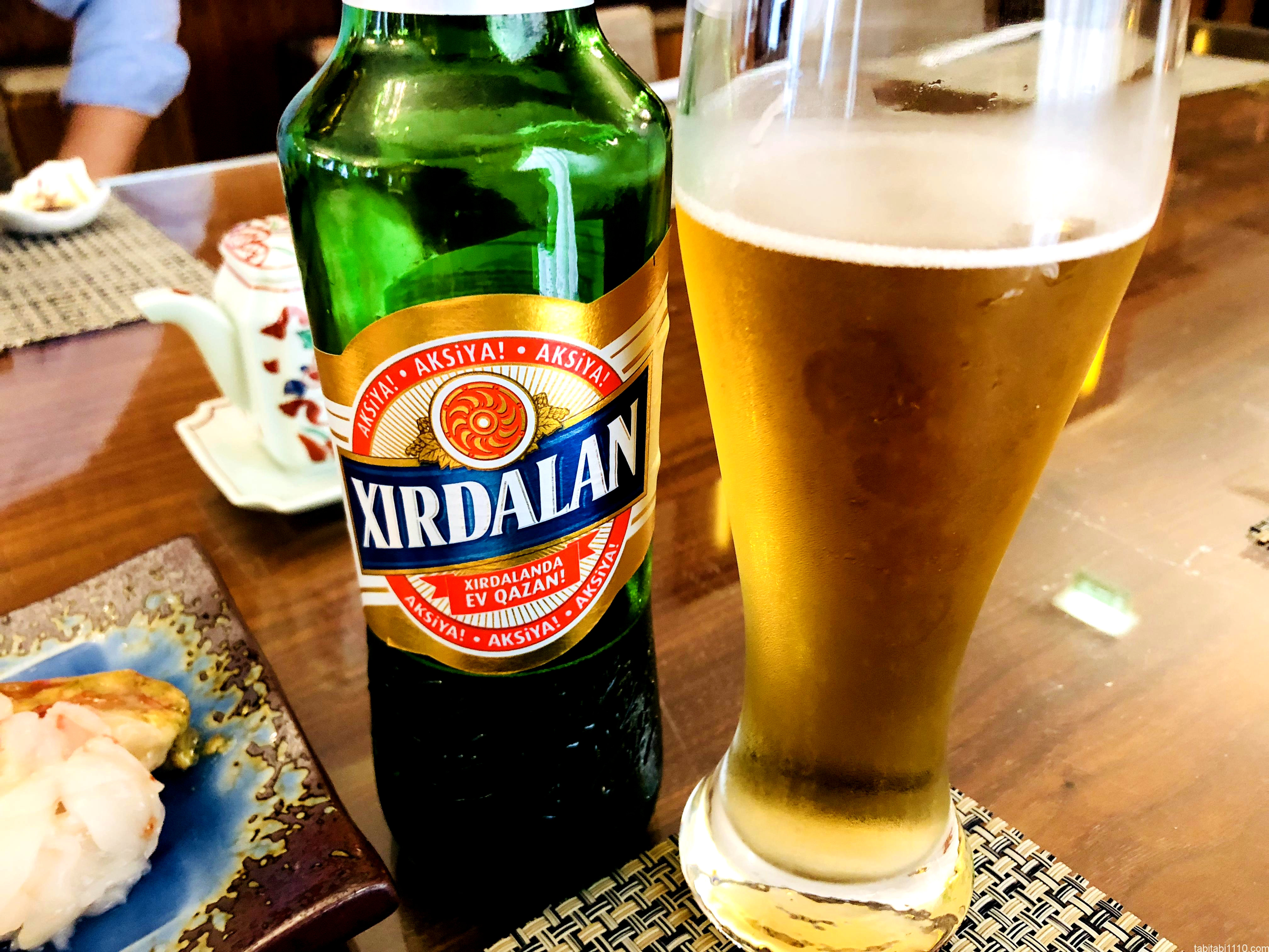 Местное пиво Xirdalan