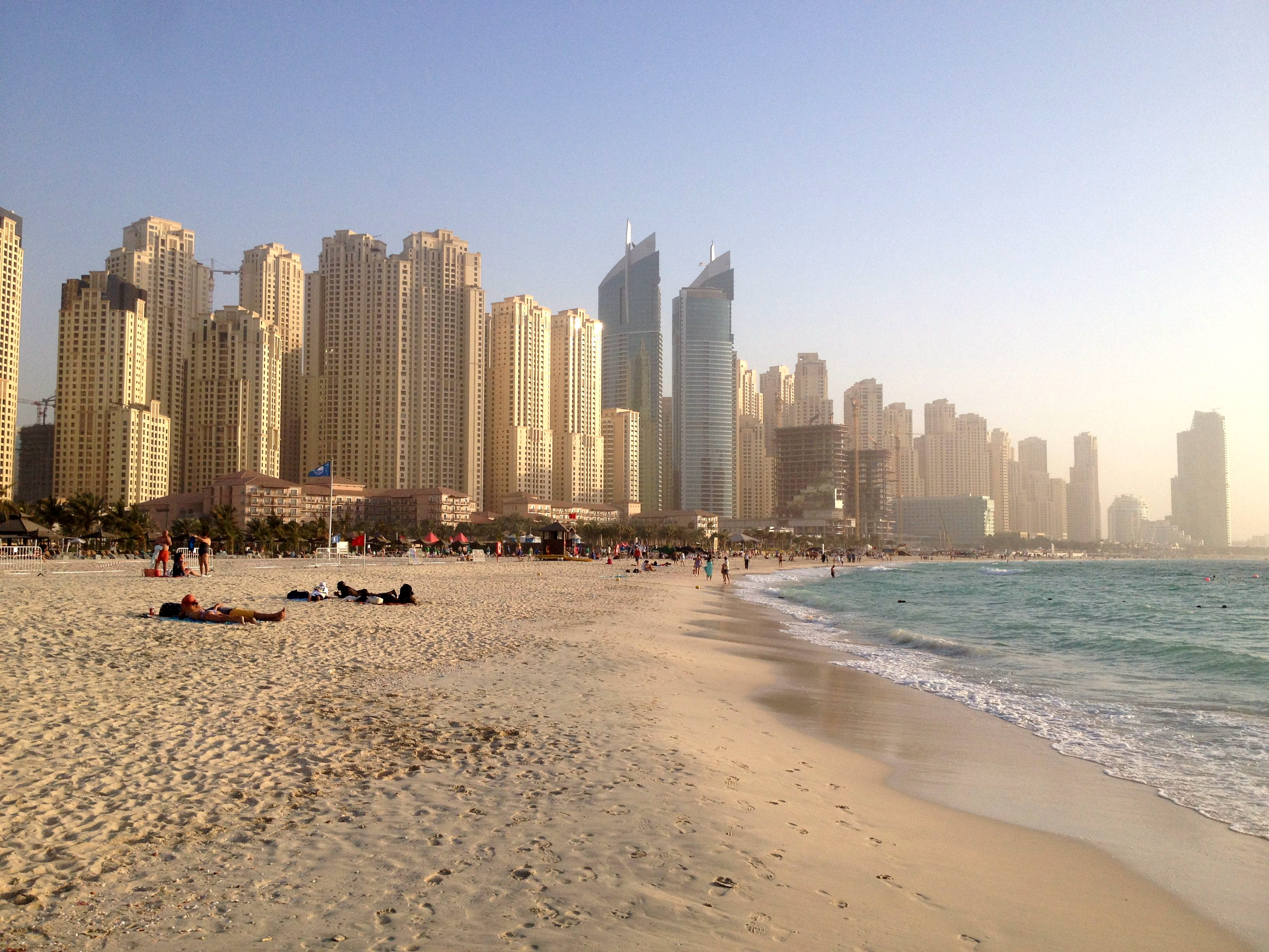 Пляж Дубай Марина