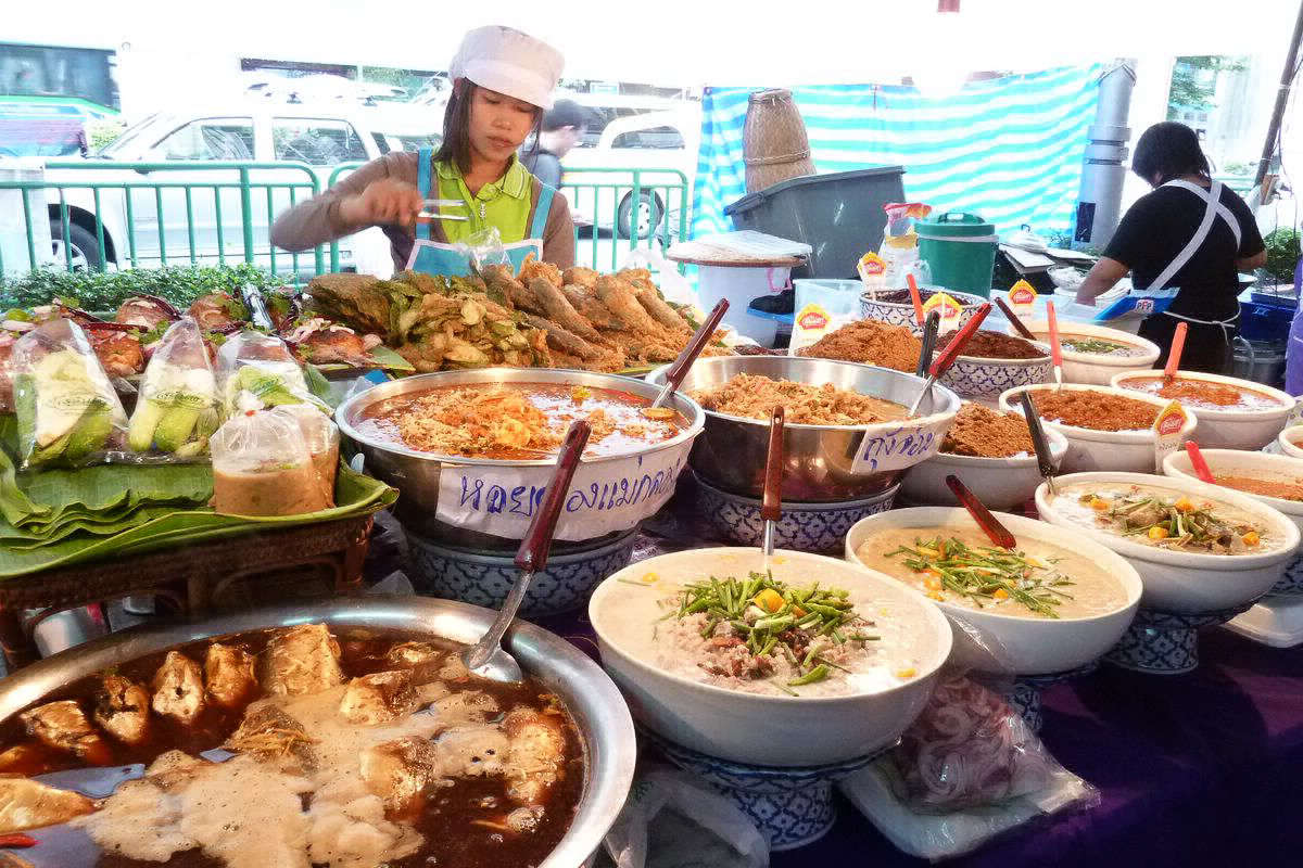 Продавец уличной еды, Бангкок, Таиланд