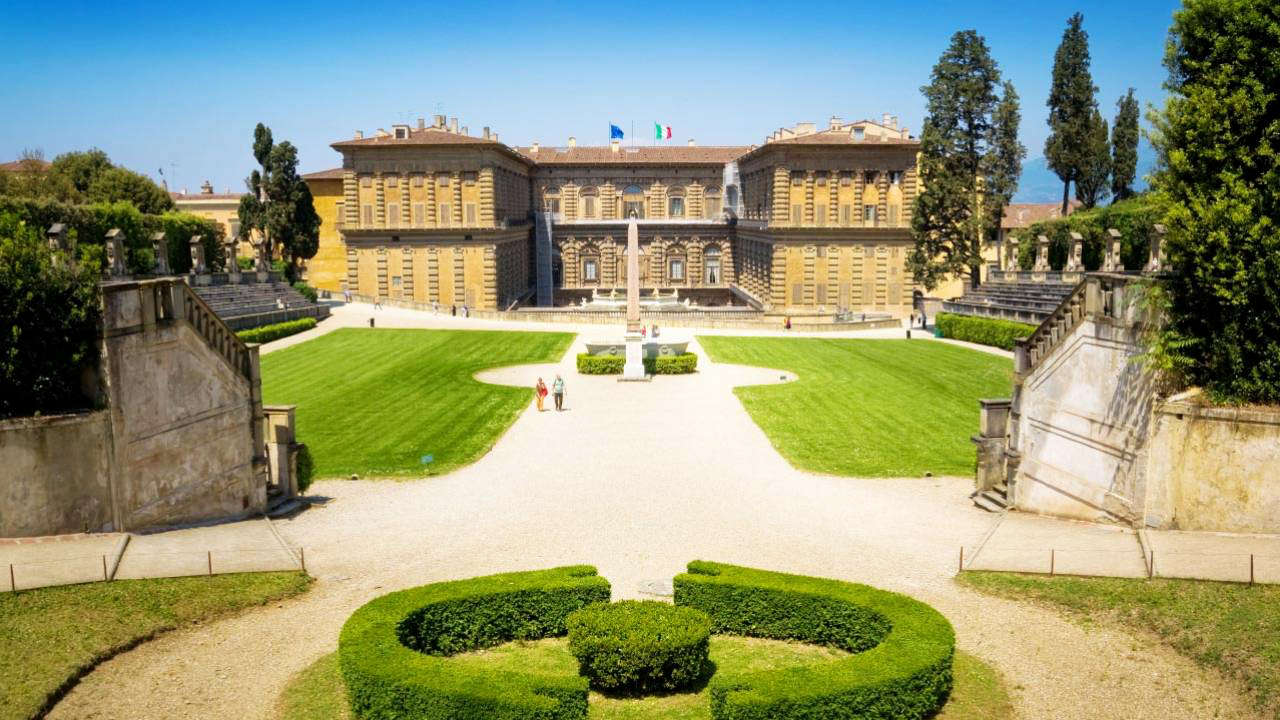 Дворец Питти и сады Боболи,Флоренция, Италия