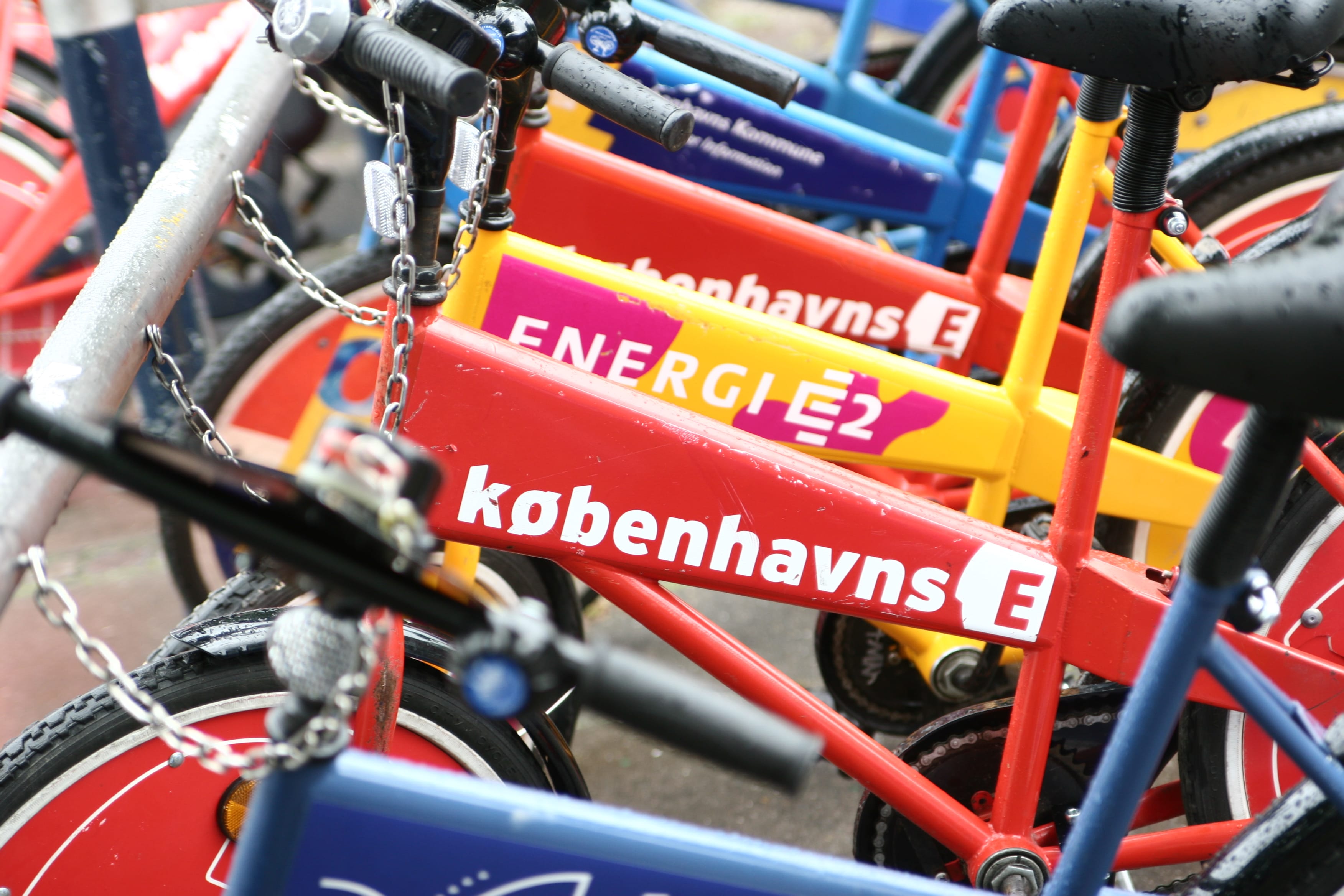 Центр аренды велосипедов в Копенгагине