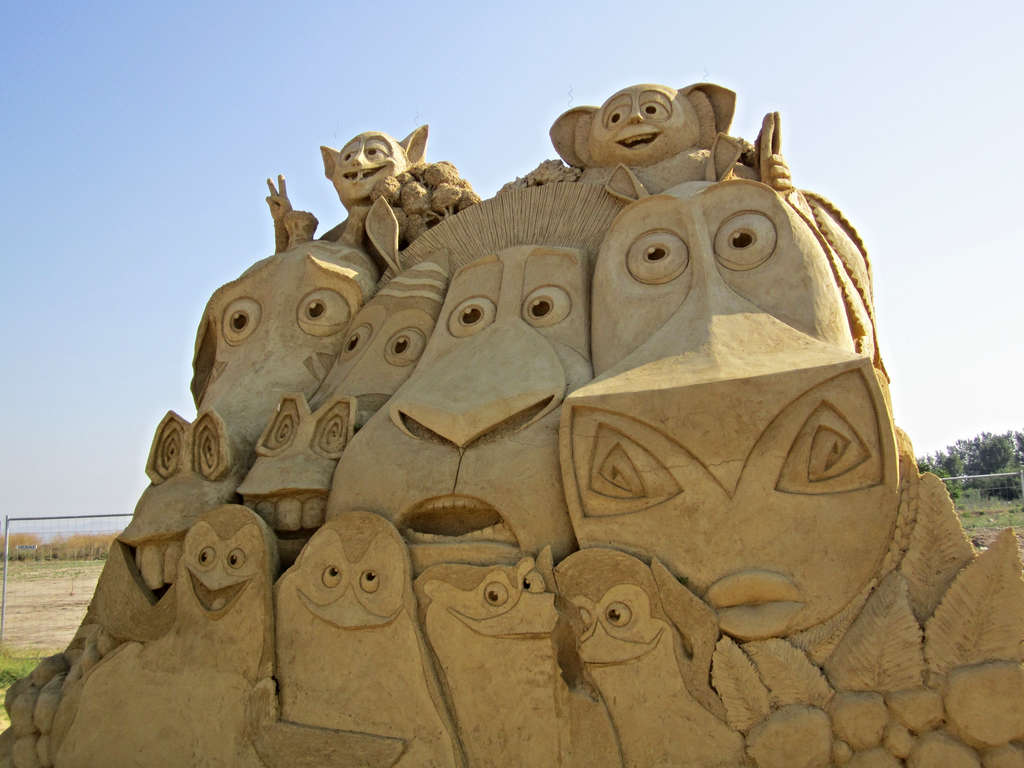 Песчанная скульптура, Бургас, Болгария