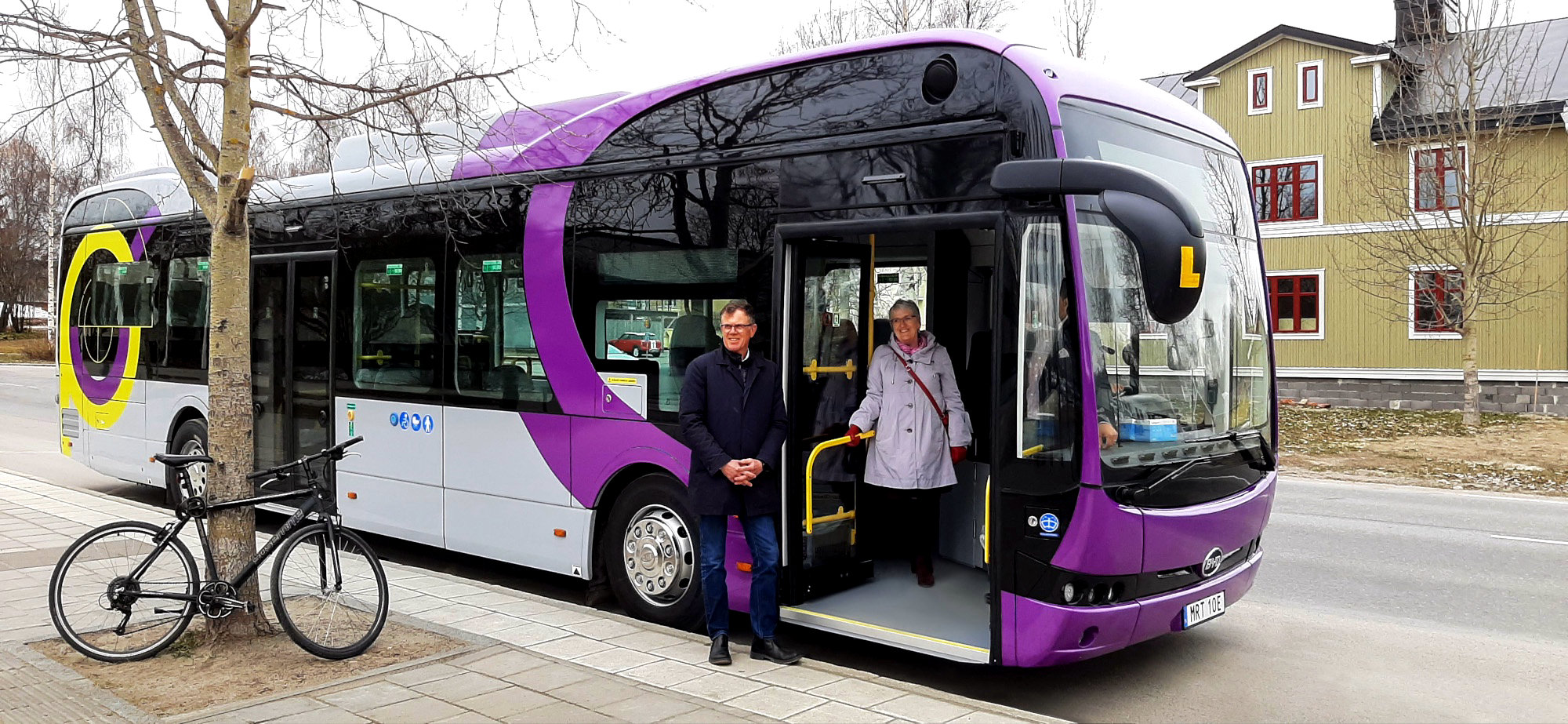 12-метровый электробус BYD в Питео