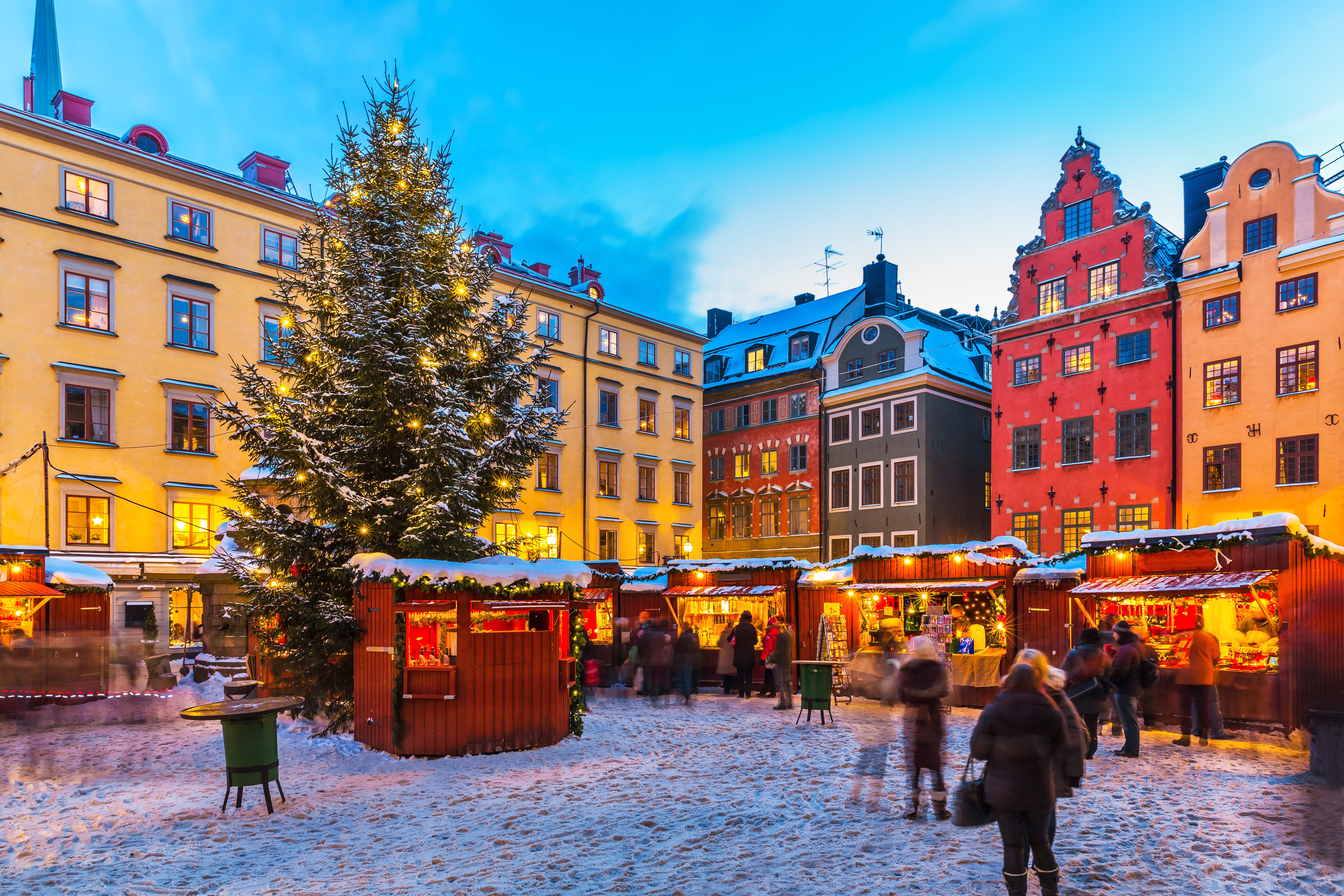 Рождественская ярмарка в Стокгольме