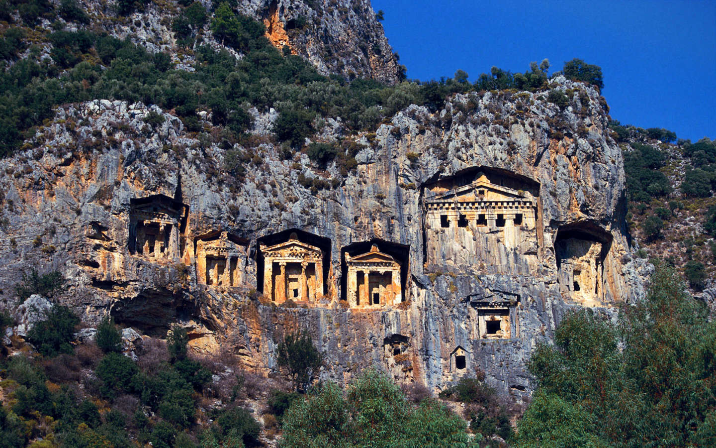 Ликийские гробницы, Турция