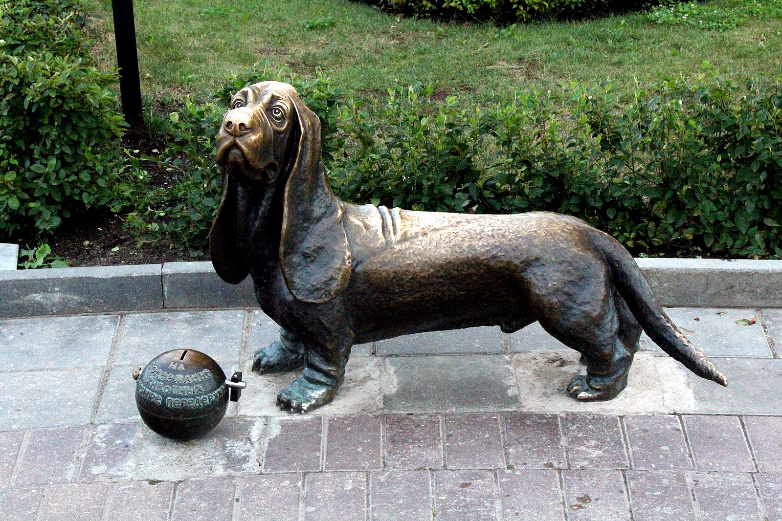 Памятник собаке по кличке Бобка