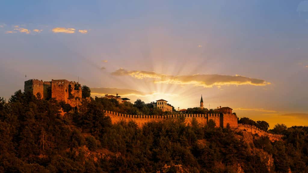 Крепость Alanya Kalesi, Алания, Турция