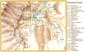 Карта Долины Царей