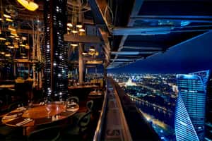 Ресторан с панорамным видом на Москву