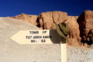 Указатель к гробнице Тутанхамона
