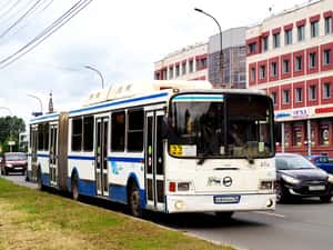 В городе можно передвигаться на автобусах и троллейбусах