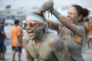 Фестиваль морской грязи в Порёне, Южная Корея