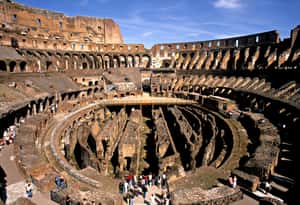 Вот так, выглядит памятник архитектуры Древнего Рима изнутри