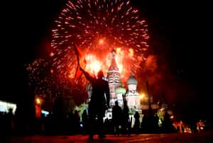 Салют на День победы в Москве
