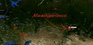 Где находится Междуреченск на карте