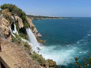 Водопад Нижний Дюден в Анталье