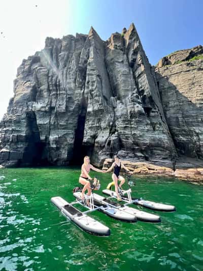 Морская прогулка на водном велосипеде