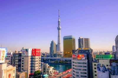 Входной билет в башню Skytree в Токио