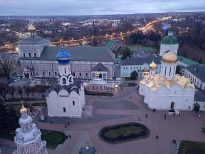 Сергиев Посад с высоты птичьего полета: подъём на 3-й ярус колокольни Лавры