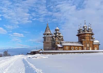 Путешествие на Кижи на собачьих упряжках