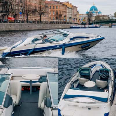 Прогулка на катере по рекам и каналам к разводным мостам Санкт-Петербурга