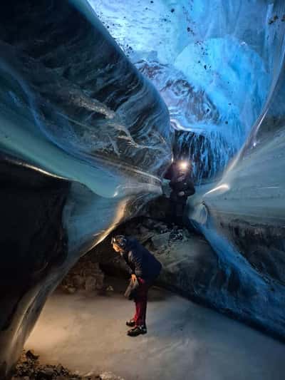 Поход в Октябрьскую пещеру на ледник Богдановича