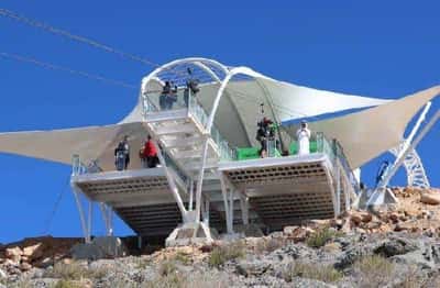 Полет над горными вершинами - ZipLine в Рас-Аль-Хайме