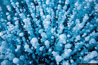 Хрустальный лёд Байкала в Большом Голоустном