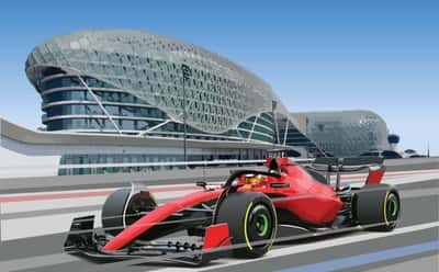 Абу-Даби: Картинг на трассе Yas Marina Circuit Kartzone (на английском)