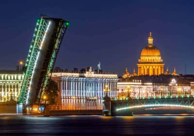 Дискотека на теплоходе с разводом мостов