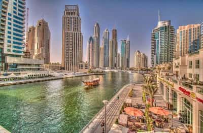 Экскурсия по современному Дубаю с ужином на Арабской лодке и Аквариумом