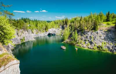 Южная Карелия: водопады Ахинкоски, Рускеала и окрестности