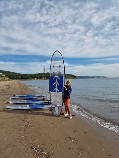 На прозрачном SUP-Board по бухтам Японского моря