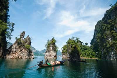 Озеро Cheow Lan Lake. Пещерная экзотика