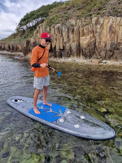 На прозрачном SUP-Board по бухтам Японского моря
