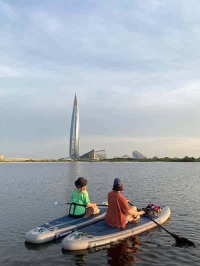 SUP-прогулка по Лахтинскому разливу «Закат у Лахты»