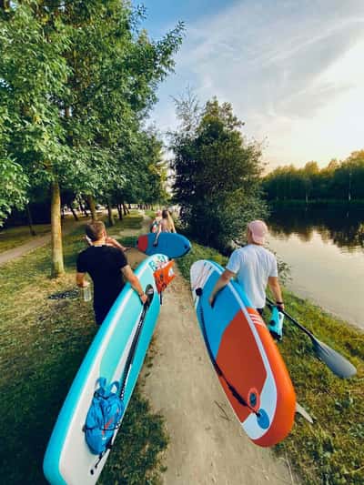 SUP-прогулка по Лахтинскому разливу «Закат у Лахты»