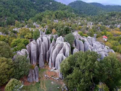 Каньон Тазы, Камни дьявола и Античный город Селге