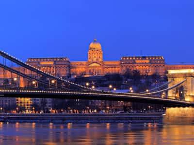 Огни вечернего Будапешта