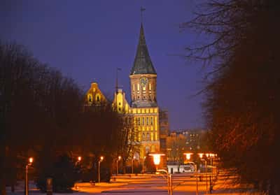 «Огни ночного города»: вечерняя прогулка по Калининграду