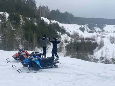 Сафари на снегоходах