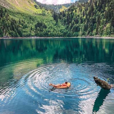 Озера Большая и Малая Рица, Гегский водопад