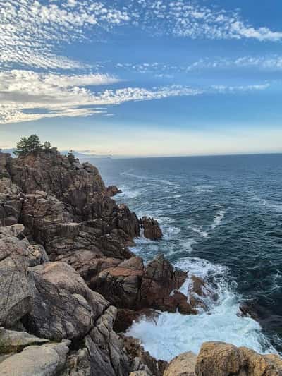 Пейзажи горной Кореи и море Каннына за один день