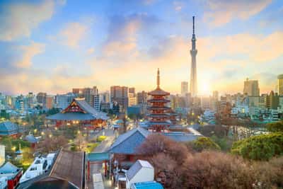 Входной билет в башню Skytree в Токио
