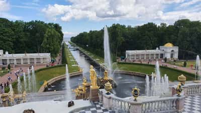 Обзорная экскурсия по Петербургу + Нижний парк Петергофа